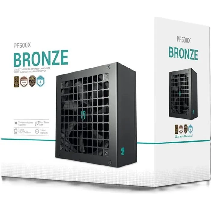 Deepcool 500W GAMER STORM (PF500X) (UA) ; Стандарт БП: ATX; Потужність: 500