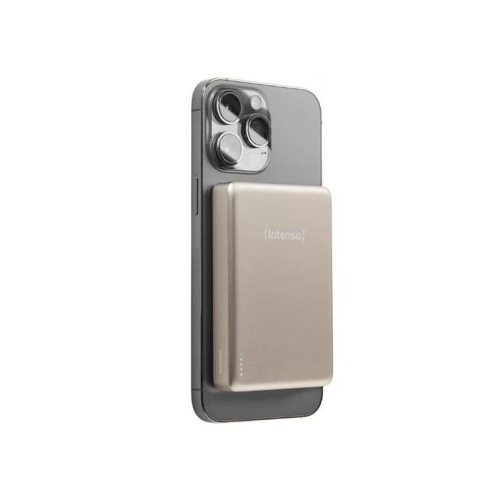 Intenso MW10000 10000mAh Magnetic champagne (7344031) (UA) ; Розмір: 96 x 66 x 16 мм; Особливості: