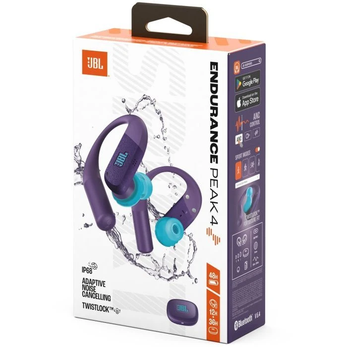 JBL Endurance Peak 4 Purple (JBLENDUPEAK4PUR) (UA) ; Підключення: бездротове;