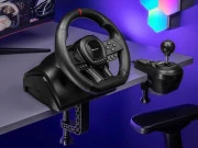 Комплект (кермо, педалі) Tracer Steering Wheel SimRacer Manual Gearbox 6 in 1 (TRAJOY47345)