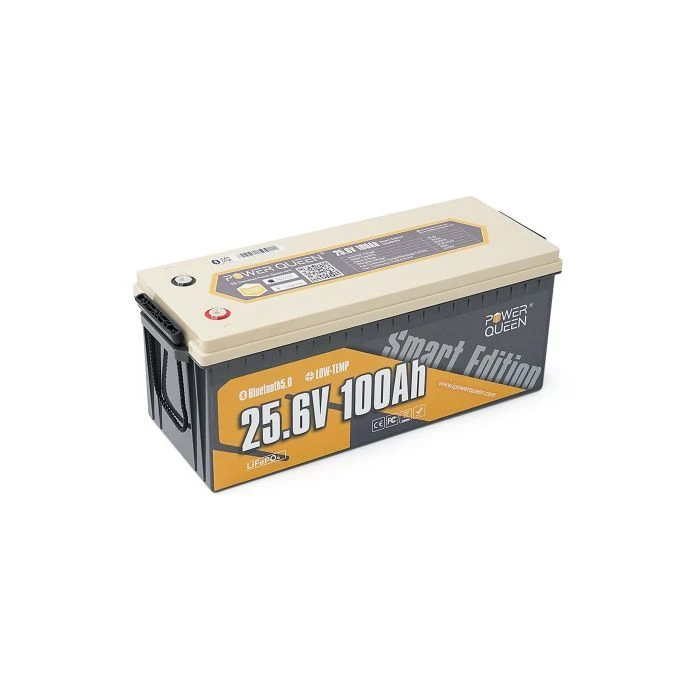 LiFePo4 Power Queen 25.6V 100Ah BT (PowerQueen-24V100Ah-BT) (UA) ; Ємність: 100 Аг; Максимальний