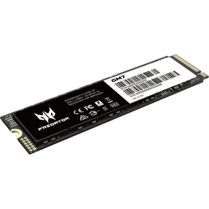M.2 2280 2TB GM7 Acer Predator (BL.9BWWR.119) (UA) Об'єм пам'яті: 2 TB; Тип