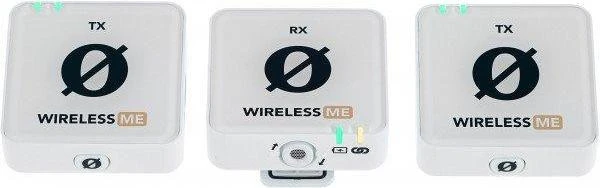 мікрофонна радіосистема камери, для смартфона Rode Wireless Me Dual White WIMEDUALW Бренд: Rode; Спосіб підключення: