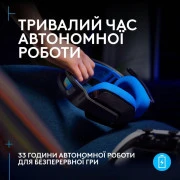 Наушники с микрофоном Logitech G535 Lightspeed Wireless Console Black (939-002219)