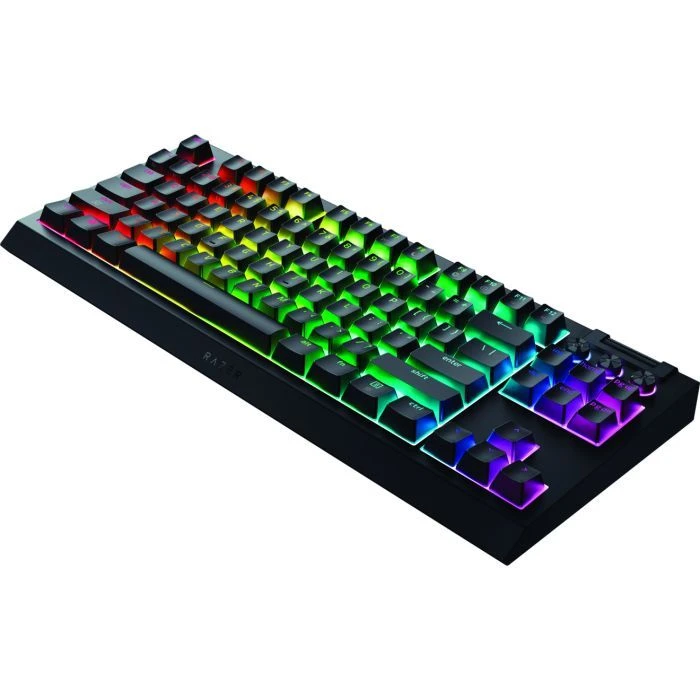 Razer BlackWidow V4 Low-Profile TKL Wireless/Bluetooth/USB Orange switch UA Black (RZ03-05450700-R3M1) (UA)
