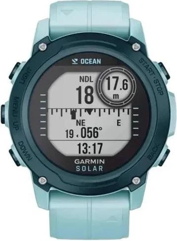 Смарт-годинники Garmin Descent G1 Solar Ocean Edition Azure (010-02604-04) Бренд: Garmin; Лінійка: Descent G1; iOS: є;