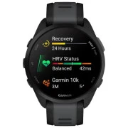 Смарт-годинники Garmin Forerunner 165 Music, Чорний/Сірий слейт, GPS (010-02863-30) (UA)
