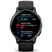 Смарт-годинники Garmin vivoactive 5, Black/Slate, GPS (010-02862-10) (UA)