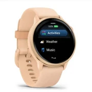Смарт-годинники Garmin vivoactive 6, Pink Dawn/P. Dawn Metallic, GPS смарт-годинник (010-02985-03) (UA)