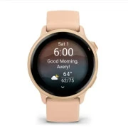 Смарт-годинники Garmin vivoactive 6, Pink Dawn/P. Dawn Metallic, GPS смарт-годинник (010-02985-03) (UA)