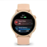 Смарт-годинники Garmin vivoactive 6, Pink Dawn/P. Dawn Metallic, GPS смарт-годинник (010-02985-03) (UA)
