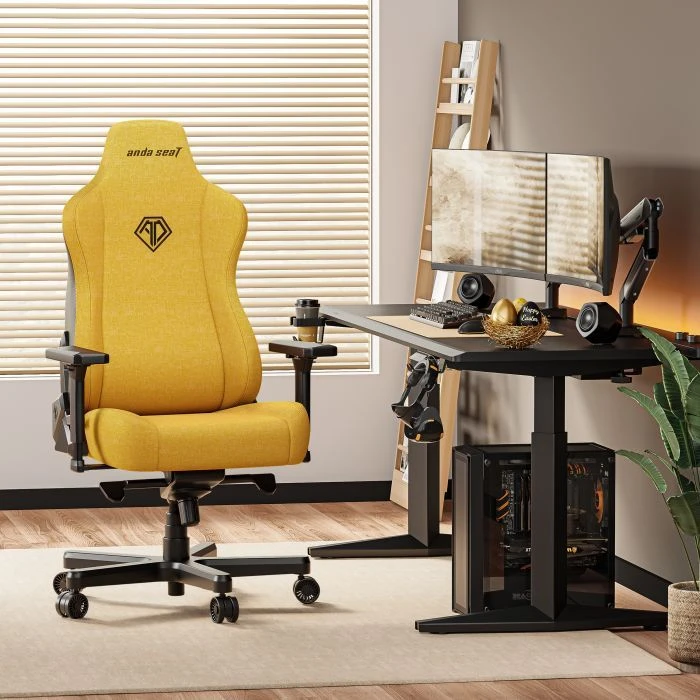Anda Seat Kaiser 3E Fabric XL Bright Yellow (AD23YC-XL-09-Y-CF-Y01) (UA) ; Материал покрытия: текстиль;