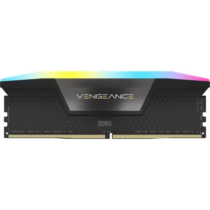 DDR5 96GB (2x48GB) 6800 MHz Vengeance RGB Black Corsair (CMH96GX5M2B6800C34) (UA) ; Об'єм пам'яті: 96 ГБ; Кількість