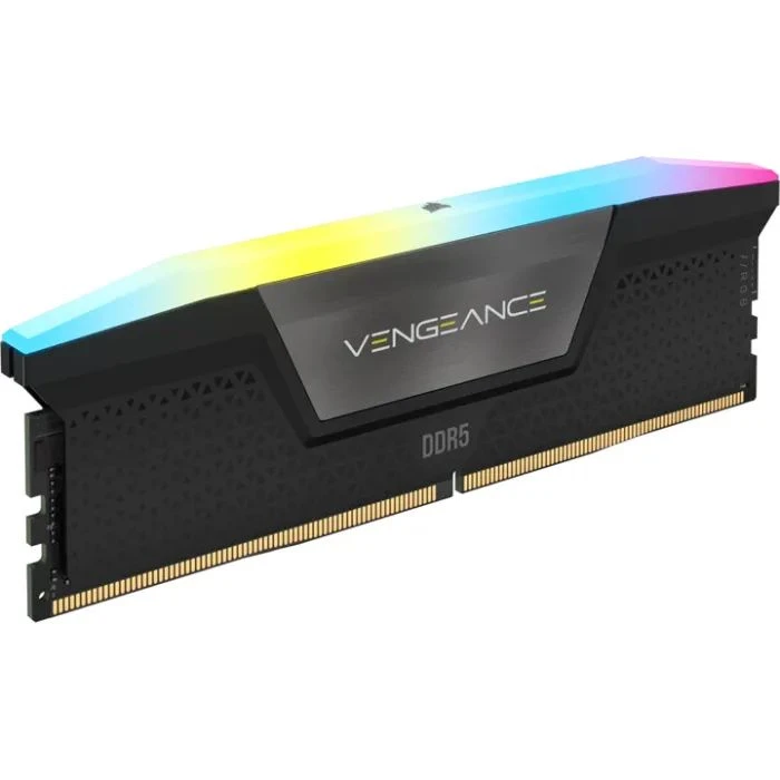 DDR5 96GB (2x48GB) 6800 MHz Vengeance RGB Black Corsair (CMH96GX5M2B6800C34) (UA) ; Об'єм пам'яті: 96 ГБ; Кількість