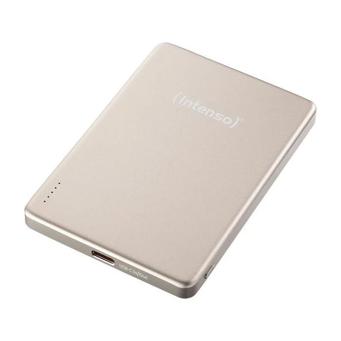 Intenso MW5000 5000mAh Magnetic champagne (7344021) (UA) ; Размер: 96 x 66 x 9.5 мм; Вес: 213 г;
