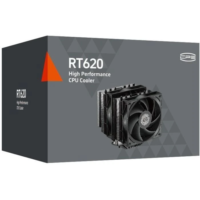 Кулер для процесора PcCooler PсCOOLER RT620 чорний IntelLGA 115X/1200/170 (RT620 BK) (UA) ; Сокет: AM4, AM5, 1150, 1151, 1155, 1156, 1200, 1700,