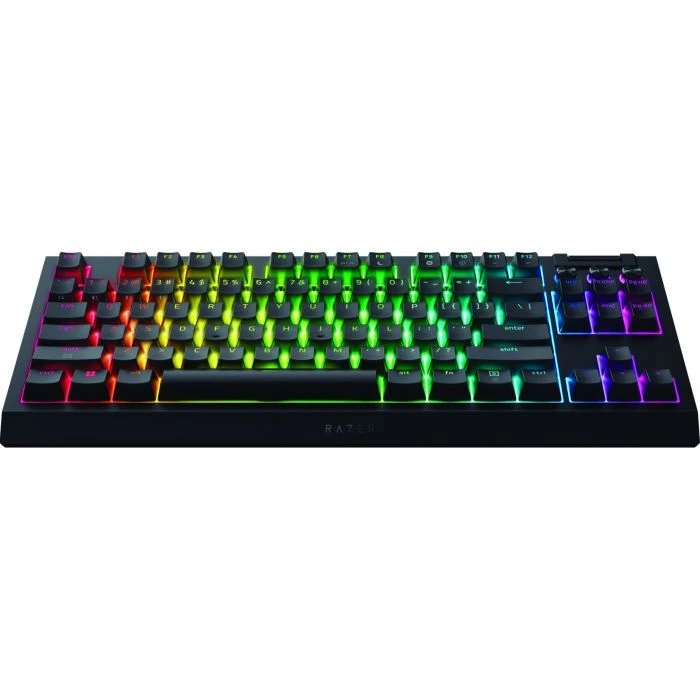 Razer BlackWidow V4 Low-Profile TKL Wireless/Bluetooth/USB Yellow switch UA Black (RZ03-05450100-R3M1) (UA) Конструкція: механічна; Тип