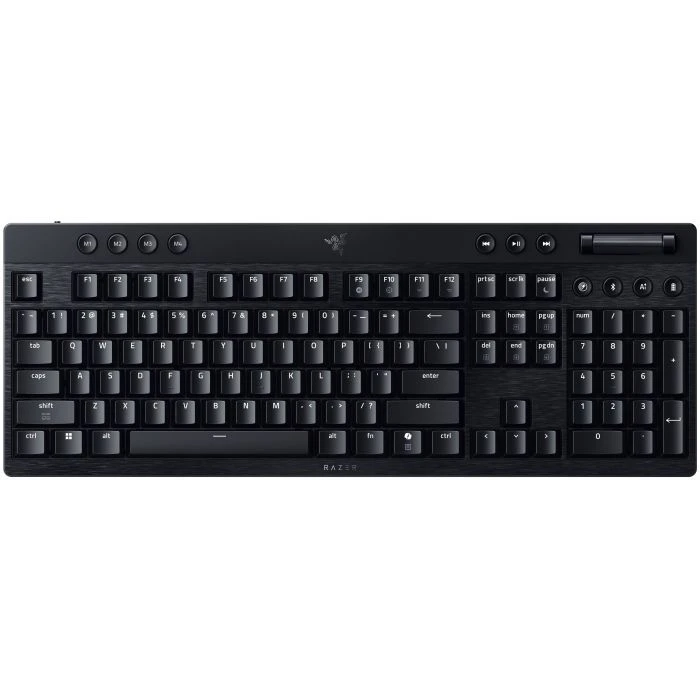 Razer BlackWidow V4 Low-Profile Wireless/Bluetooth/USB Yellow switch UA Black (RZ03-05271500-R3M1) (UA)