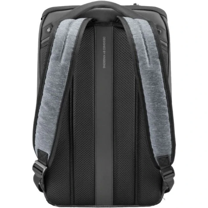 Рюкзак для ноутбука Kingsons 15.6 laptop backpack Dark Grey (KS3203W-B) (UA) ; Спосіб закриття: блискавка;