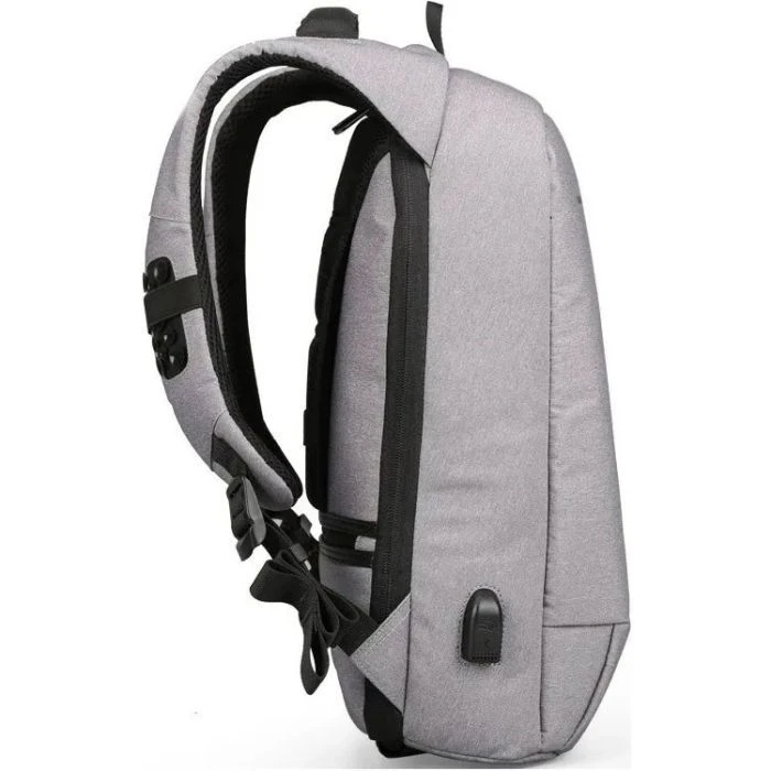 Рюкзак для ноутбука Kingsons 17 laptop backpack Light Grey (KS3149W-D17L) (UA) ; Способ закрытия: молния;