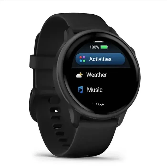 Смарт-годинники Garmin vivoactive 6, Black/Slate, GPS смарт-годинник (010-02985-00) (UA)