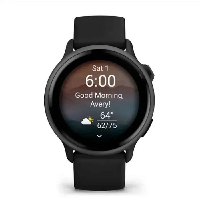 Смарт-годинники Garmin vivoactive 6, Black/Slate, GPS смарт-годинник (010-02985-00) (UA)