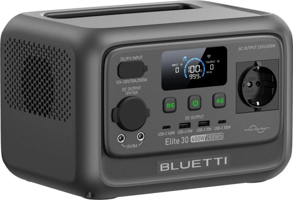 Зарядная станция BLUETTI Elite 30 V2 600W 288Wh (P-EL30V2-EU-GY-BL-010)