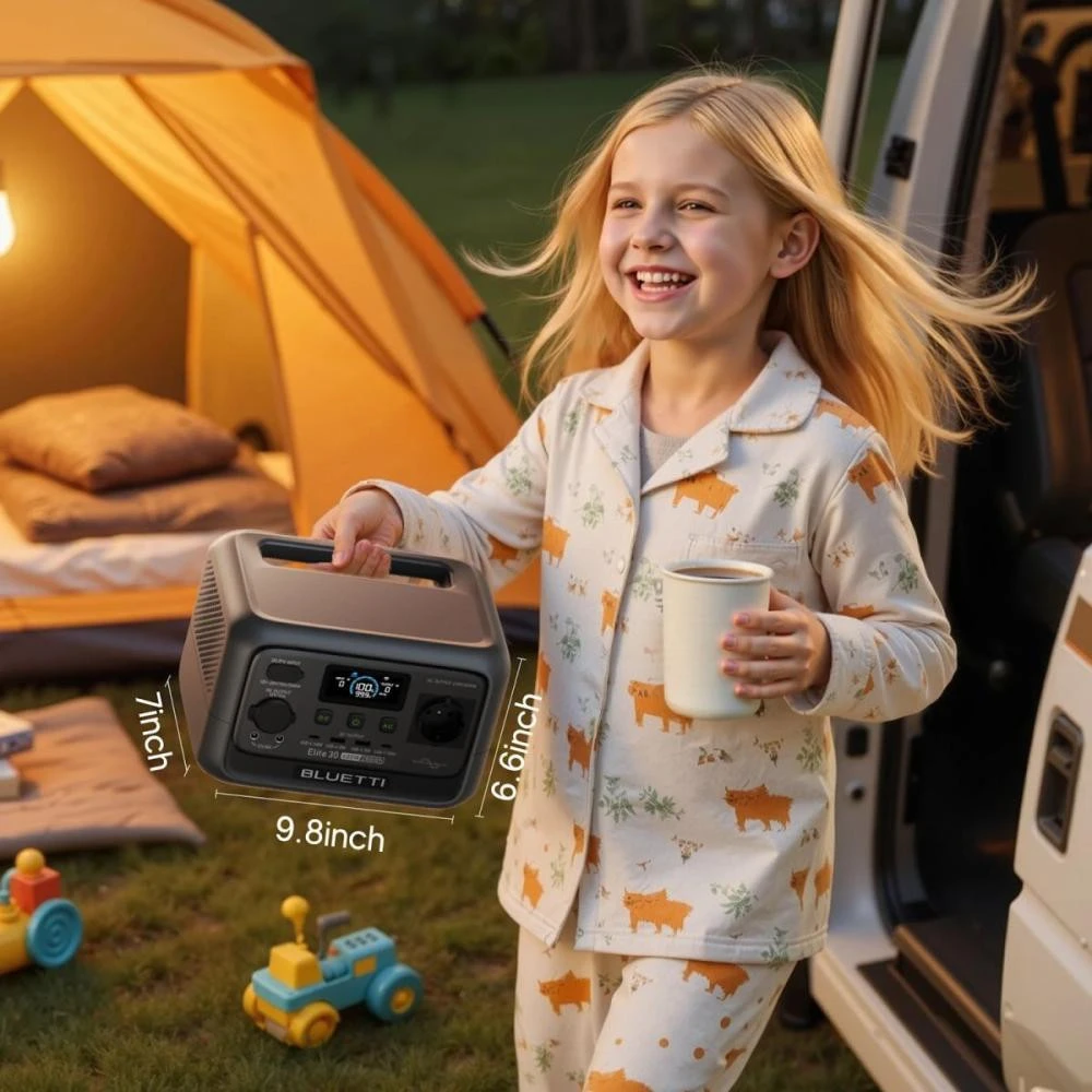 Зарядна станція BLUETTI Elite 30 V2 600W 288Wh (P-EL30V2-EU-GY-BL-010)