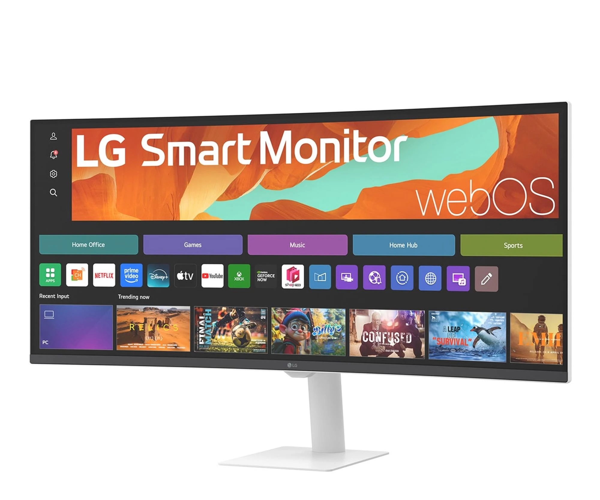 LG Smart Monitor 34U601SA-W (34U601SA-W.AEU) EU Назначение продукта: Для дома и