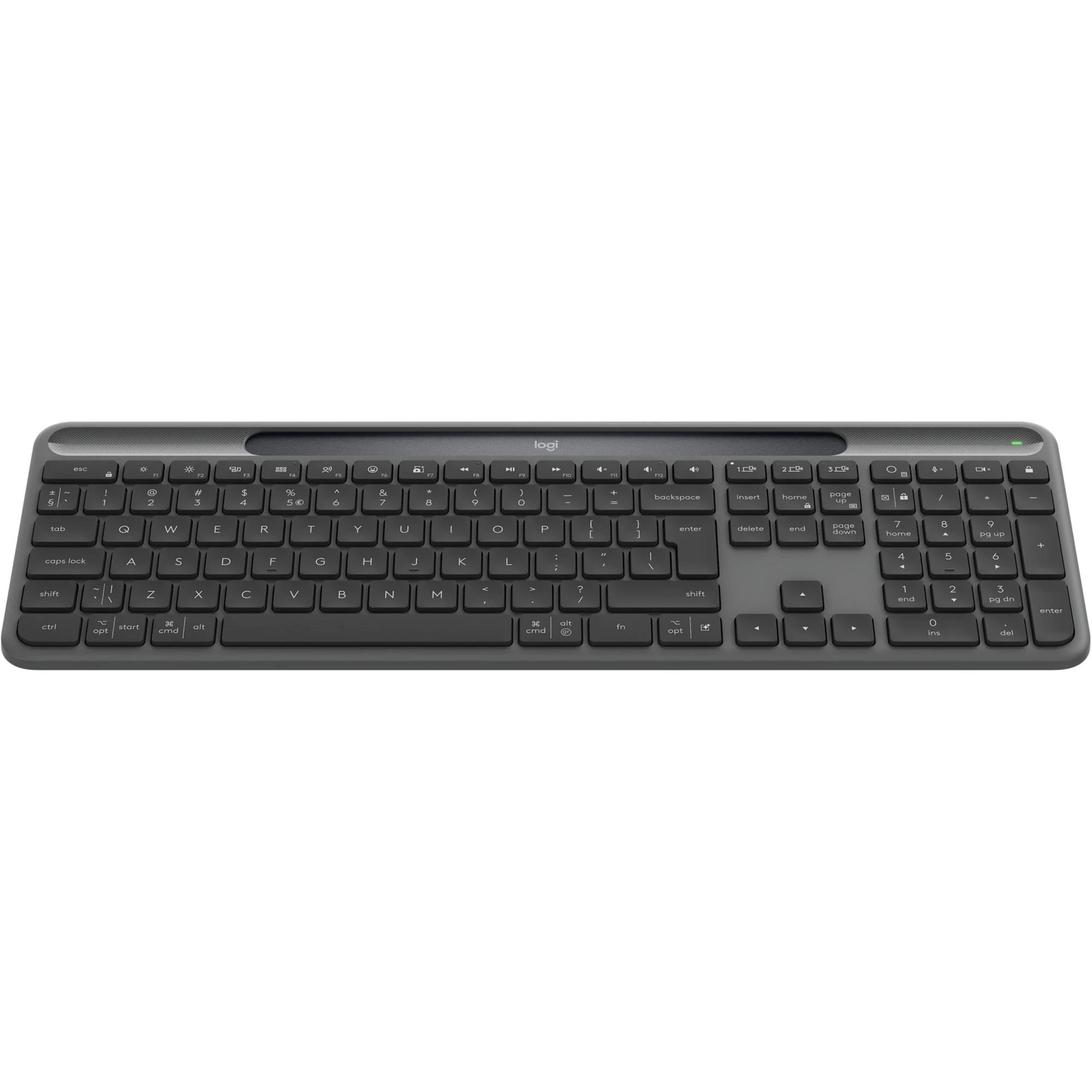 Logitech Slim Solar+ Graphite (920-013764) (UA) Тип підключення: бездротове; Тип