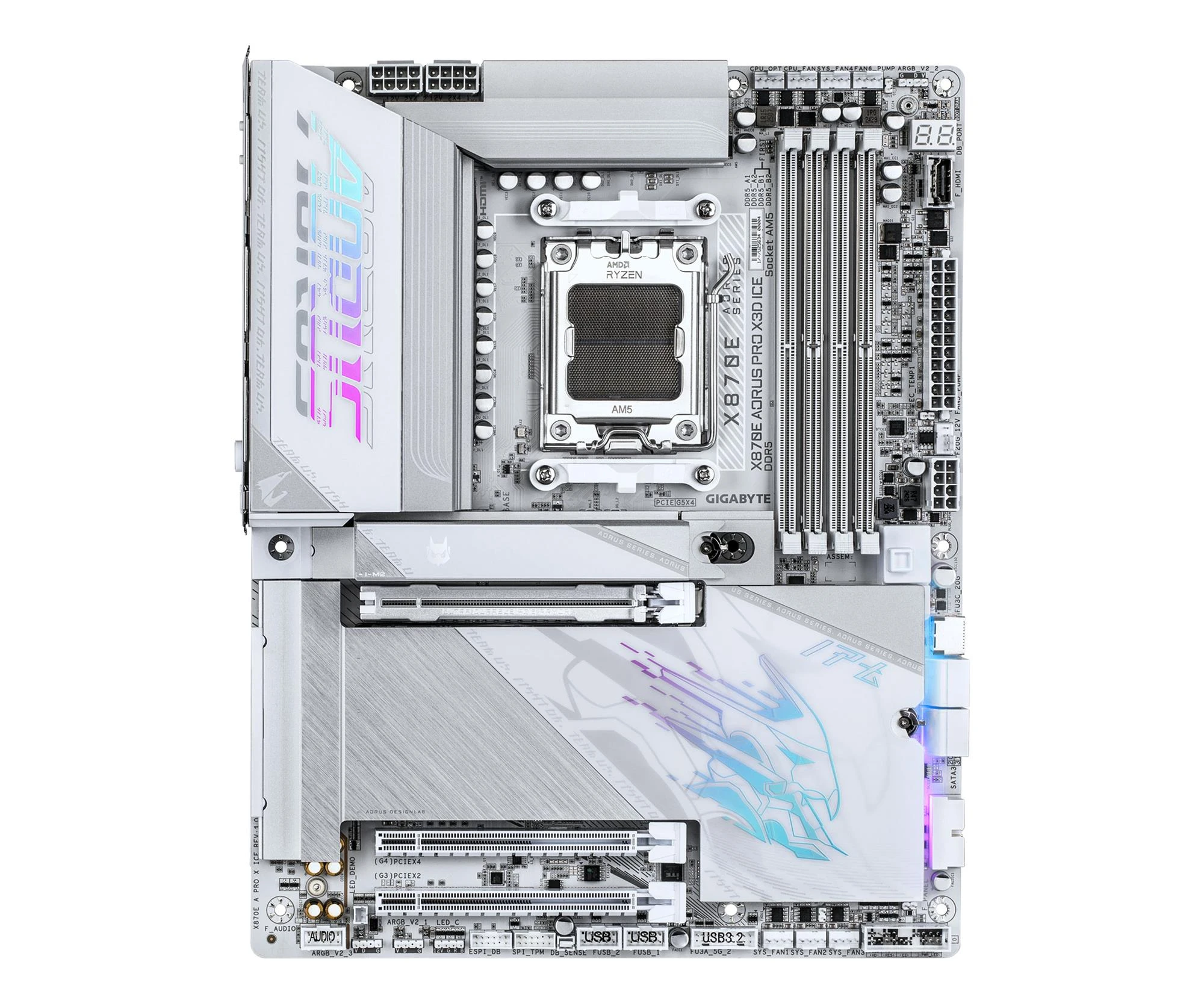 Gigabyte X870E AORUS PRO X3D ICE (X870E A PRO X ICE) EU