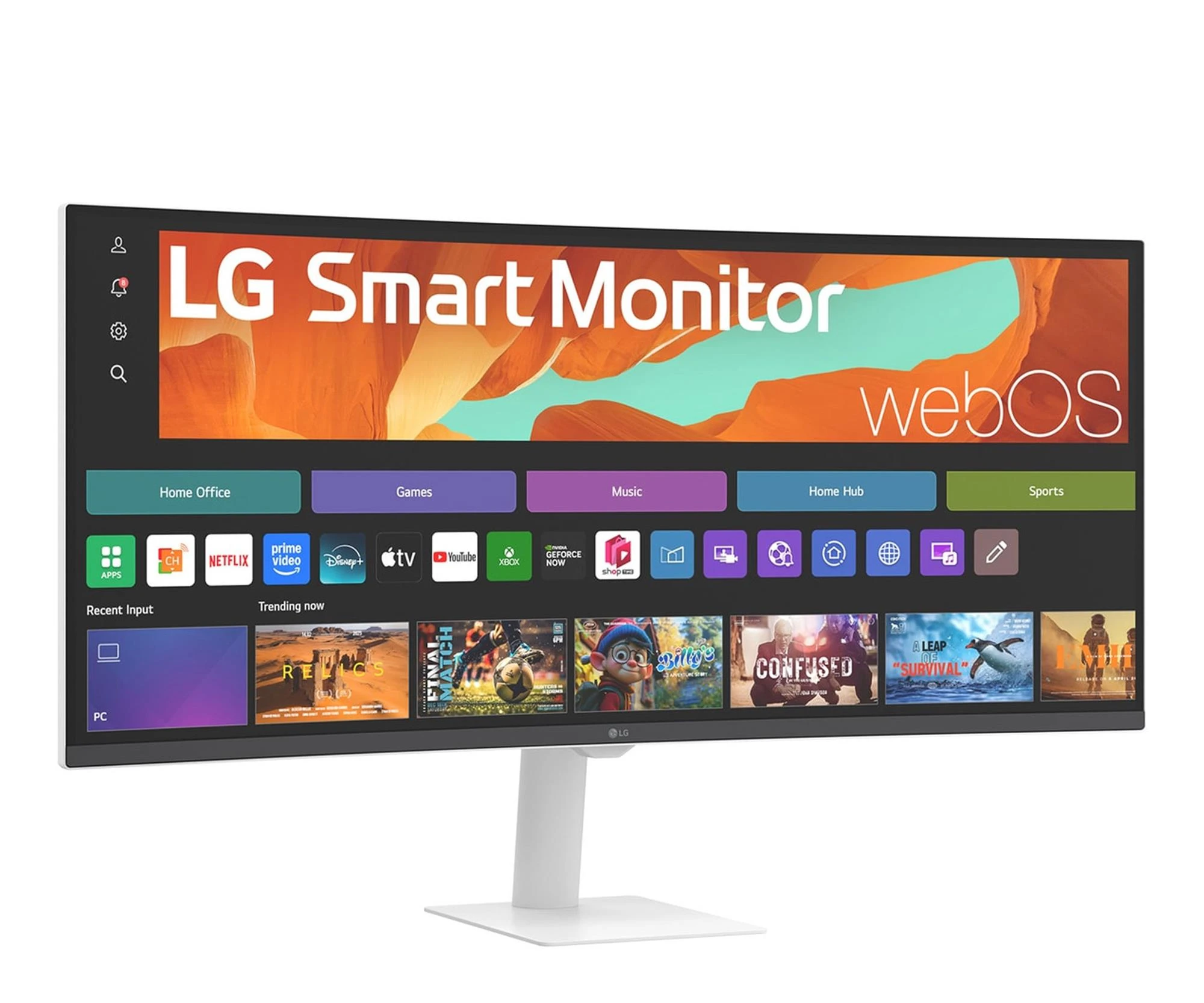 LG Smart Monitor 34U601SA-W (34U601SA-W.AEU) EU Призначення продукту: Для дому