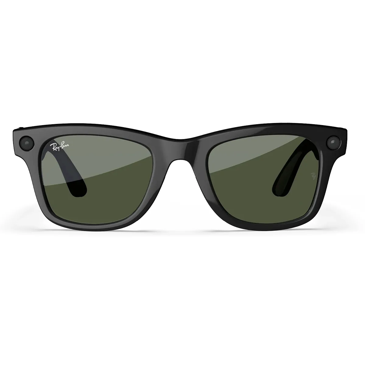 Ray-Ban | Meta Wayfarer [Gen 2] Large Shiny Black Frame / G-15 Green Lenses (RW4012 601/71 53-22)