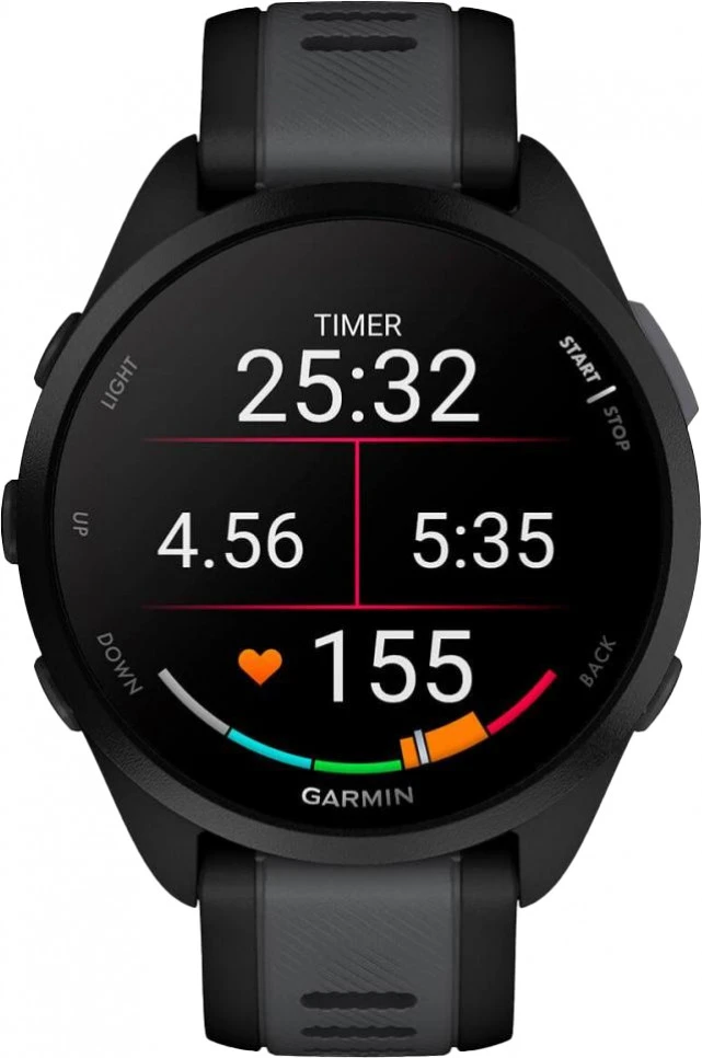 Смарт-годинники Garmin Forerunner 165 Music Black/Slate Gray (010-02863-30/B0)