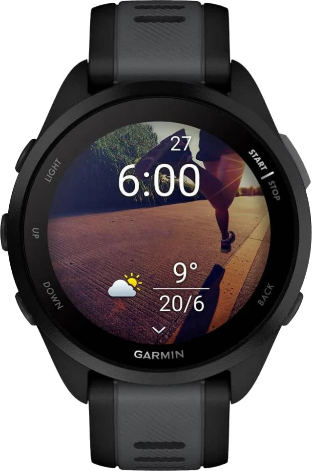 Смарт-часы Garmin Forerunner 165 Music Black/Slate Gray (010-02863-30/B0)
