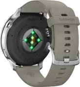 Смарт-годинник Garmin Venu 4 45 мм Сріблястий з сріблясто-сірим силіконовим ремінцем (010-03014-01/41)