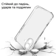 Чохол для смартфона BeCover Панель Anti-Shock для Apple iPhone 17 Clear (713793) (UA)