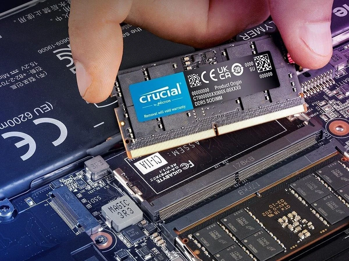 Crucial 48GB (1x48GB) 5600 CL46 (CT48G56C46S5) EU Тип пам'яті: DDR5 SODIMM; Загальна