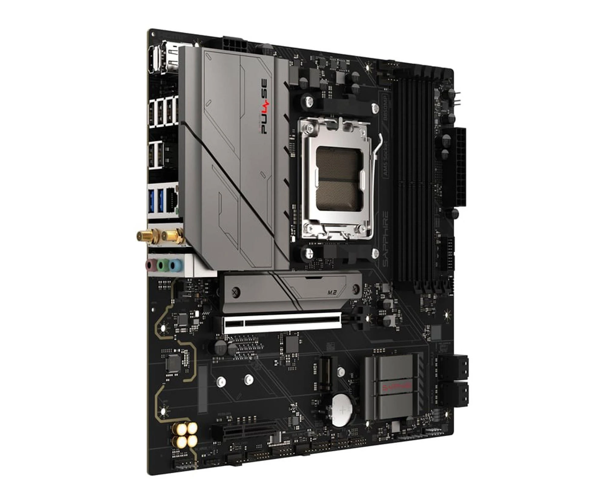 Sapphire PULSE B850M WIFI (52123-04-40G) EU Конструкція блоку живлення: 7+2+1;