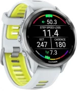 Смарт-годинники Garmin Forerunner 970 Titanium w. Whitestone Case and Whitestone/T. Amp Yellow Band (010-02969-11) (UA)