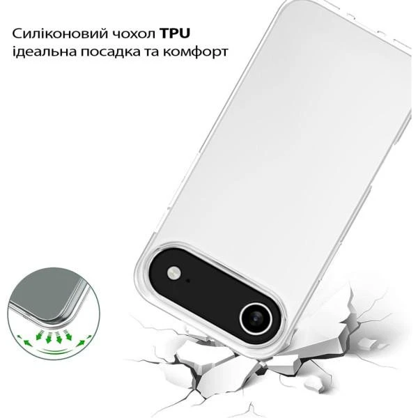 Чехол для смартфона BeCover Apple iPhone 17 Air Transparancy (713759) (UA) Бренд: BeCover; Совместимость: Apple
