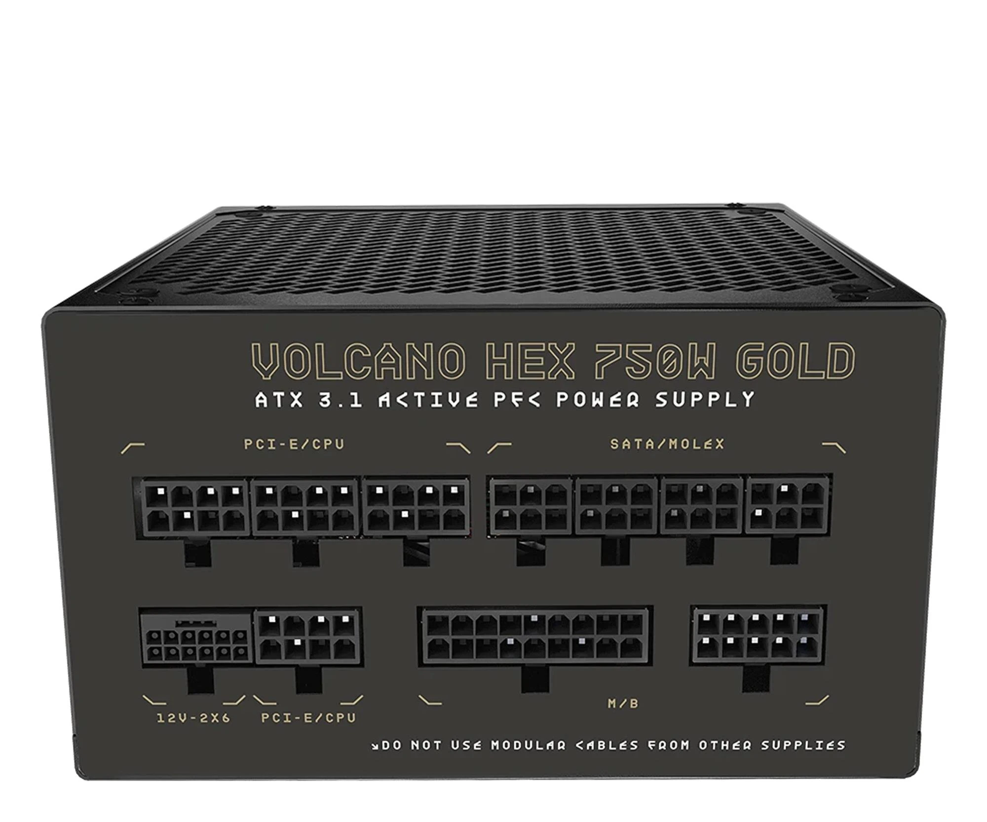 MODECOM VOLCANO HEX 750W 80 Plus Gold (ZAS-MC-HEX-0750-GOLD) EU