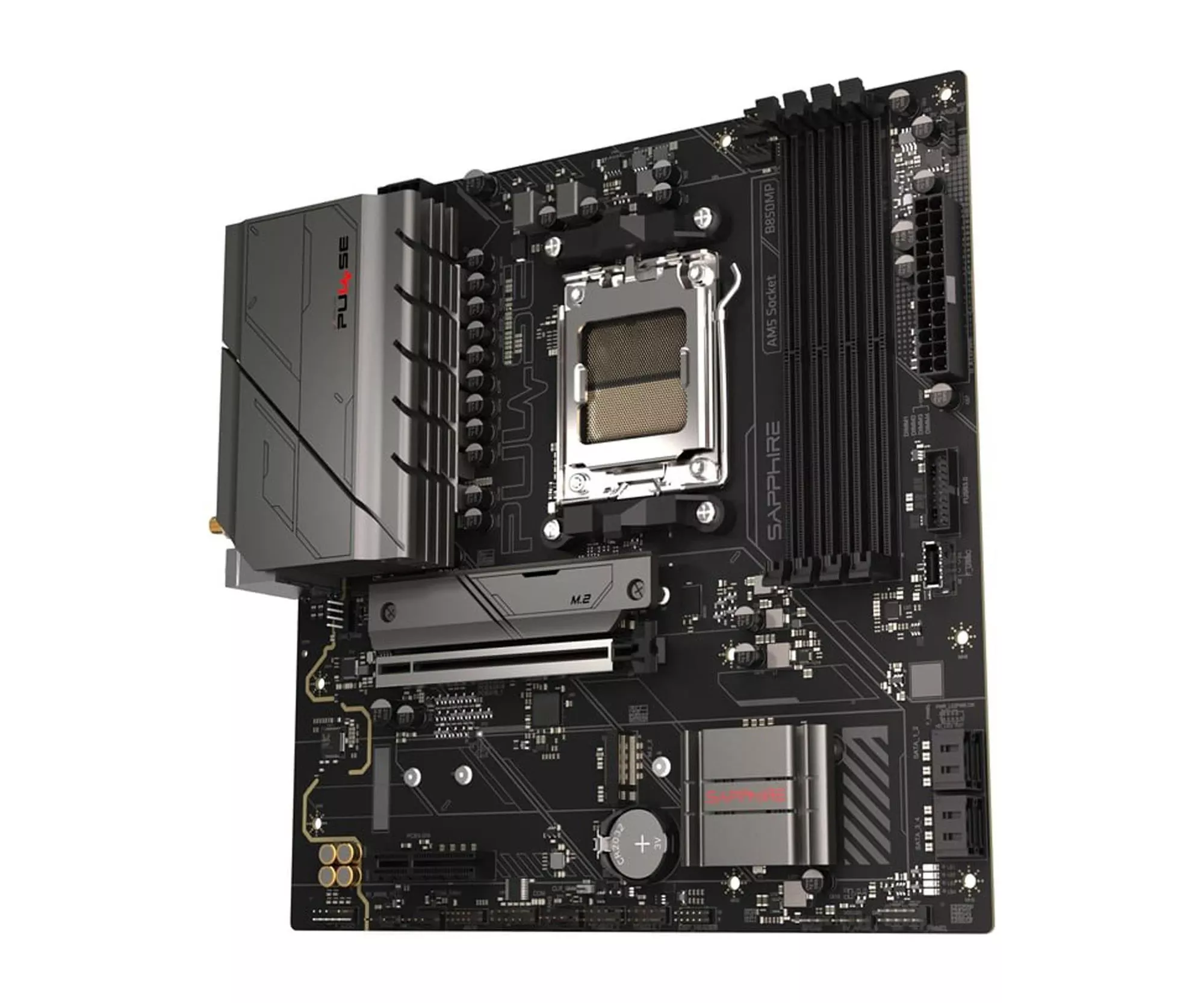 Sapphire PULSE B850M WIFI (52123-04-40G) EU Конструкция блока питания: 7+2+1;