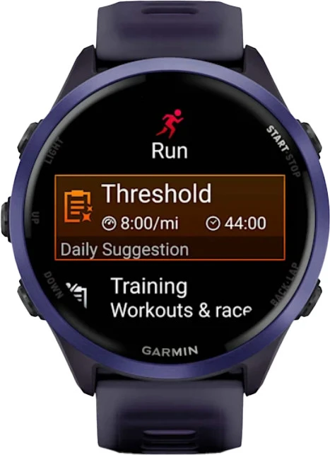 Смарт-годинники Garmin Forerunner 570 47mm Indigo Aluminium з напівпрозорим Imperial Purple/Indigo ремінцем (010-02971-02) (UA)