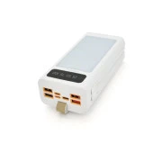 ACL 30000mAh, LIGHTER, Type-C + Lighting, White (PW-85) (UA)