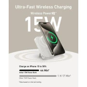 Anker MagGo 10000mAh, Qi2/15W, PD, 27W, USB-C, white (A1654G21) (UA)