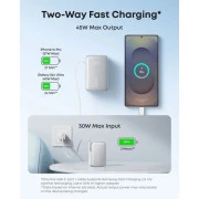 Anker Nano 10000mAh, 45W, Built-In USB-C Cable, white (A1638H21) (UA)