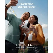 Anker Nano 10000mAh, 45W, Built-In USB-C Cable, white (A1638H21) (UA)