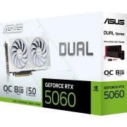 ASUS GeForce RTX5060 8Gb DUAL WHITE OC (DUAL-RTX5060-O8G-WHITE) (UA)