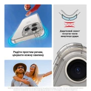 Чохол для мобільного телефону Armorstandart Air Force Apple iPhone 17 Pro Max Camera cover Clear (ARM86229) (UA)